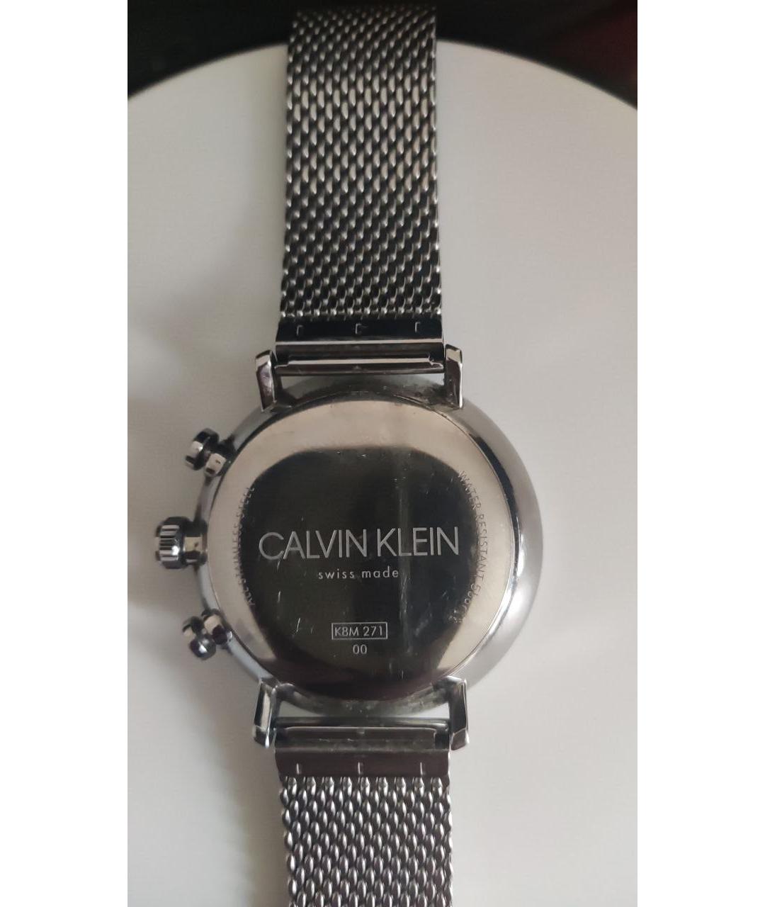 CALVIN KLEIN Серебряные стальные часы, фото 2