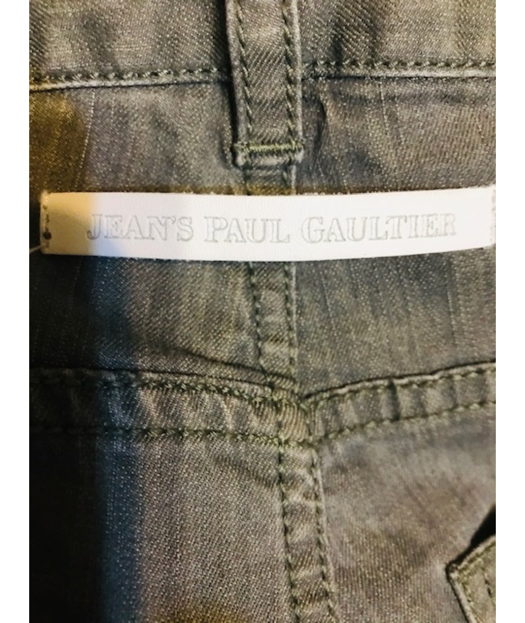 JEAN PAUL GAULTIER Серые хлопковые брюки широкие, фото 7