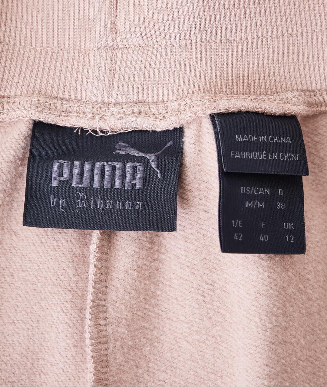 FENTY X PUMA Бежевые хлопковые повседневные брюки, фото 8