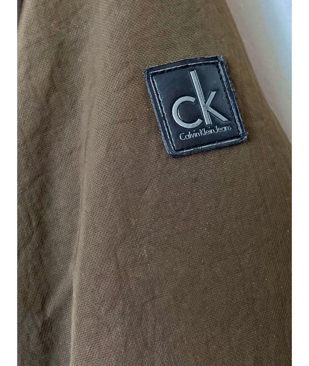 CALVIN KLEIN Хаки куртка, фото 5