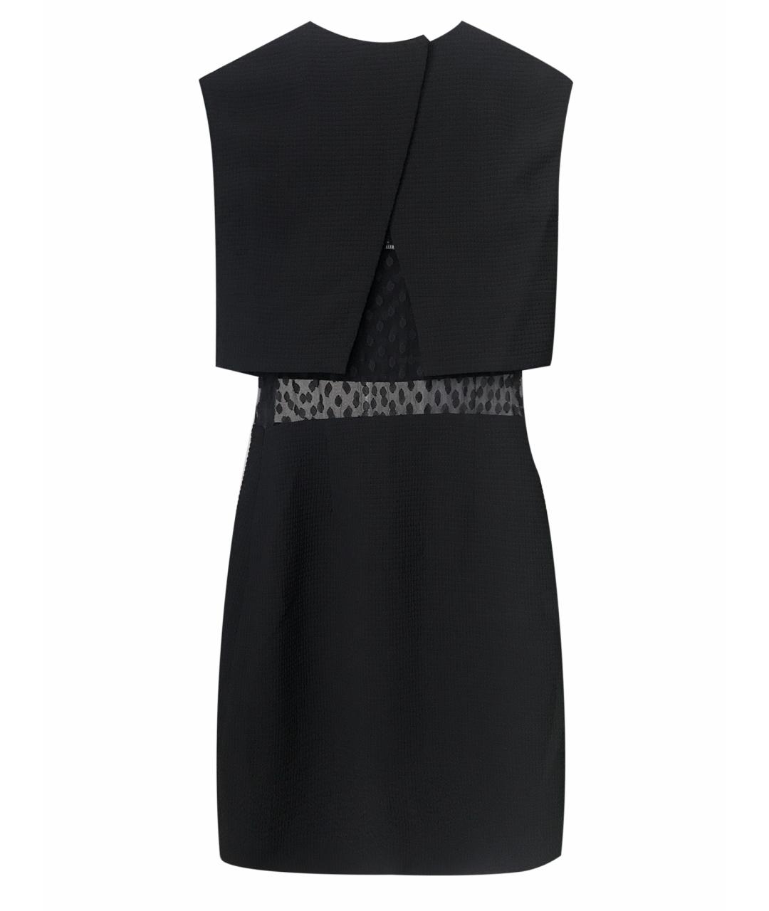SANDRO Черное полиэстеровое повседневное платье, фото 1