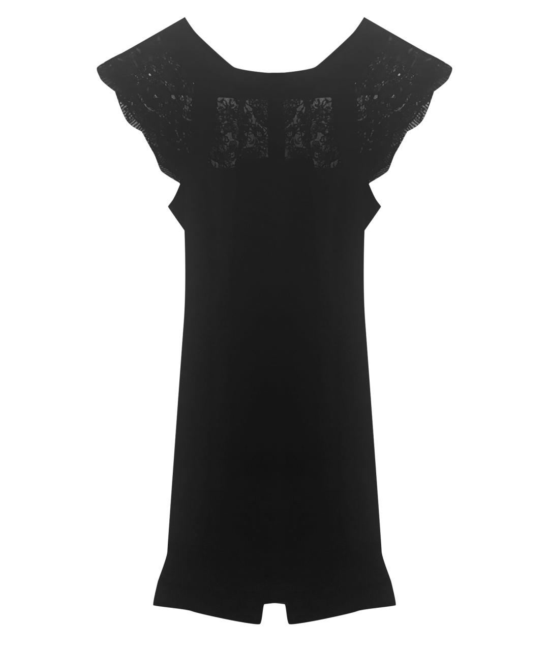 LIU JO Черное синтетическое вечернее платье, фото 1
