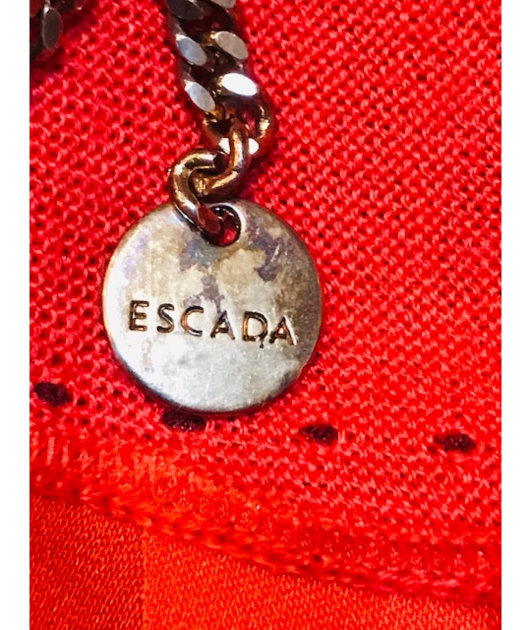 ESCADA Красный кашемировый джемпер / свитер, фото 7