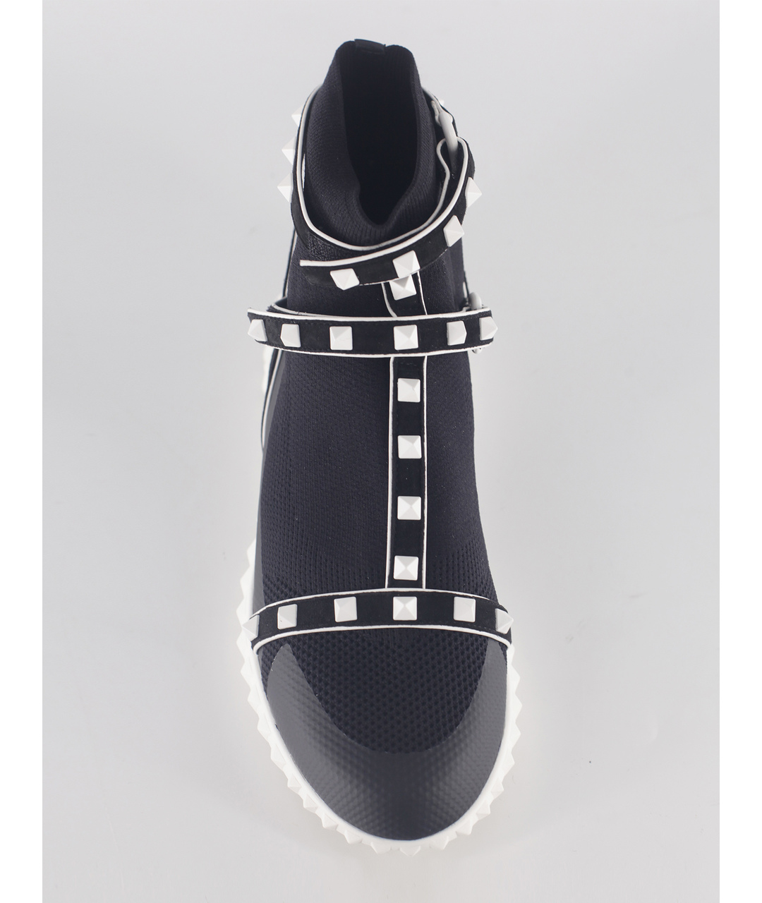 VALENTINO Черные замшевые кроссовки, фото 4