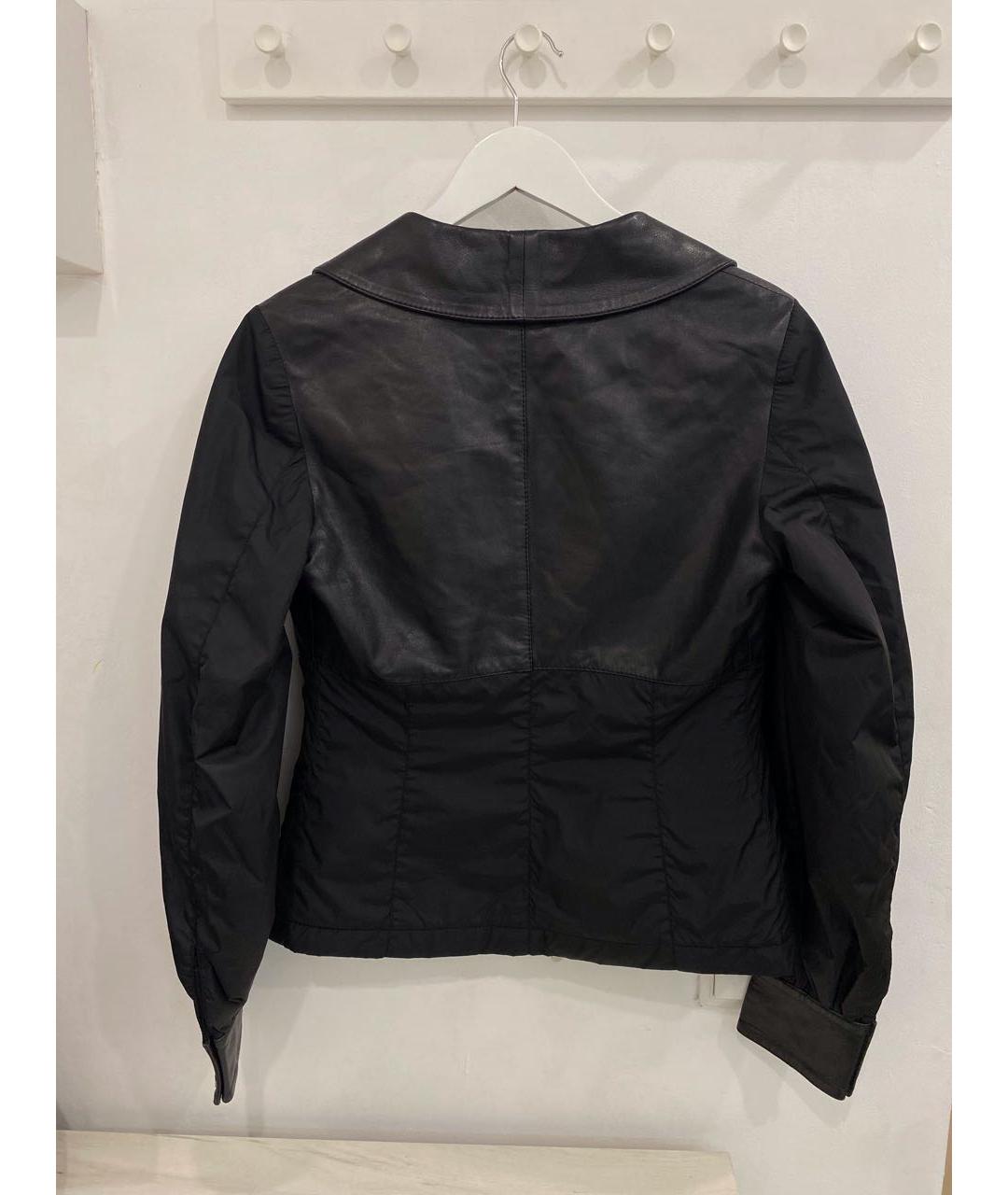 THIERRY MUGLER Черная полиамидовая куртка, фото 4