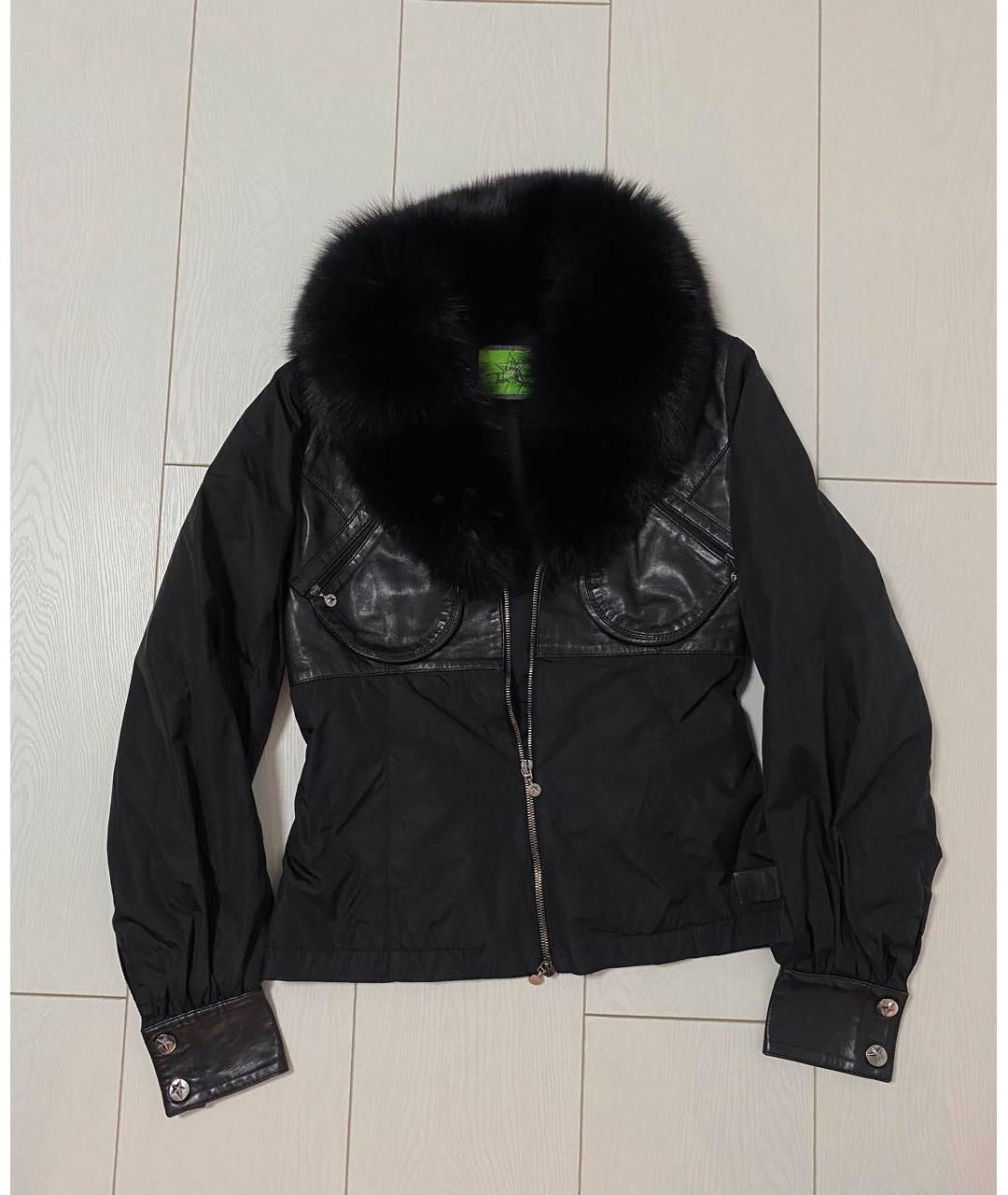THIERRY MUGLER Черная полиамидовая куртка, фото 2