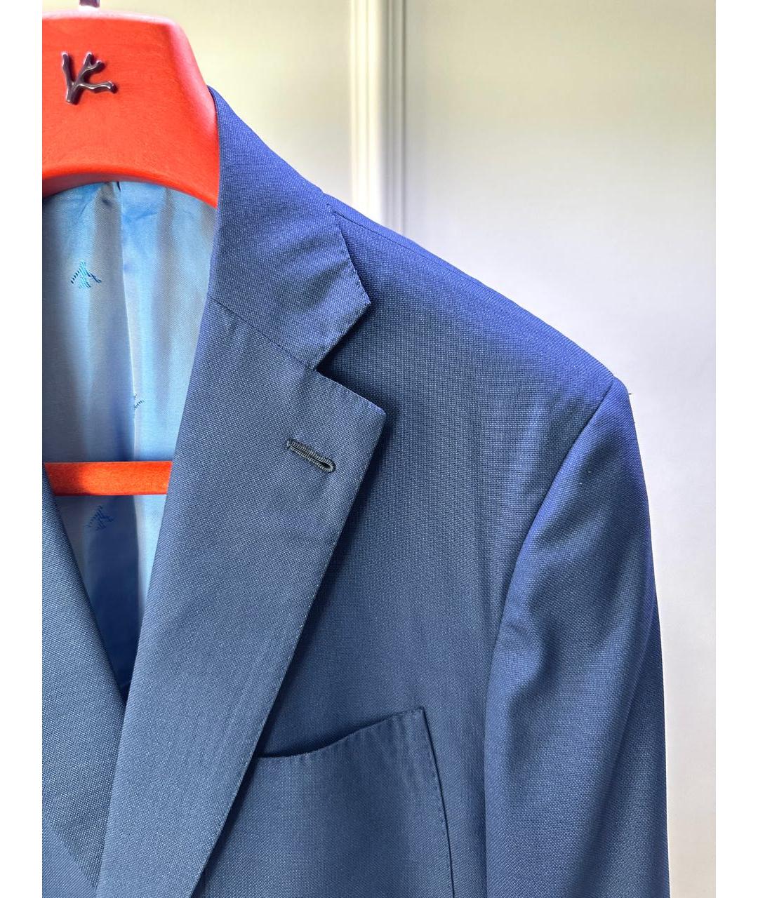 ISAIA Темно-синий шерстяной пиджак, фото 2