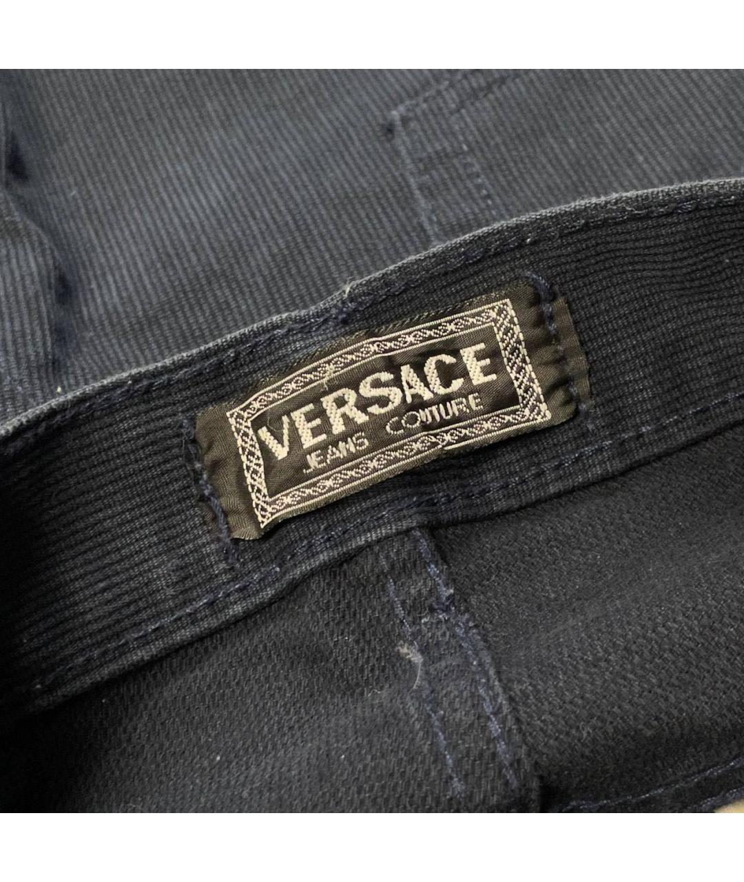VERSACE JEANS COUTURE Темно-синие прямые джинсы, фото 5