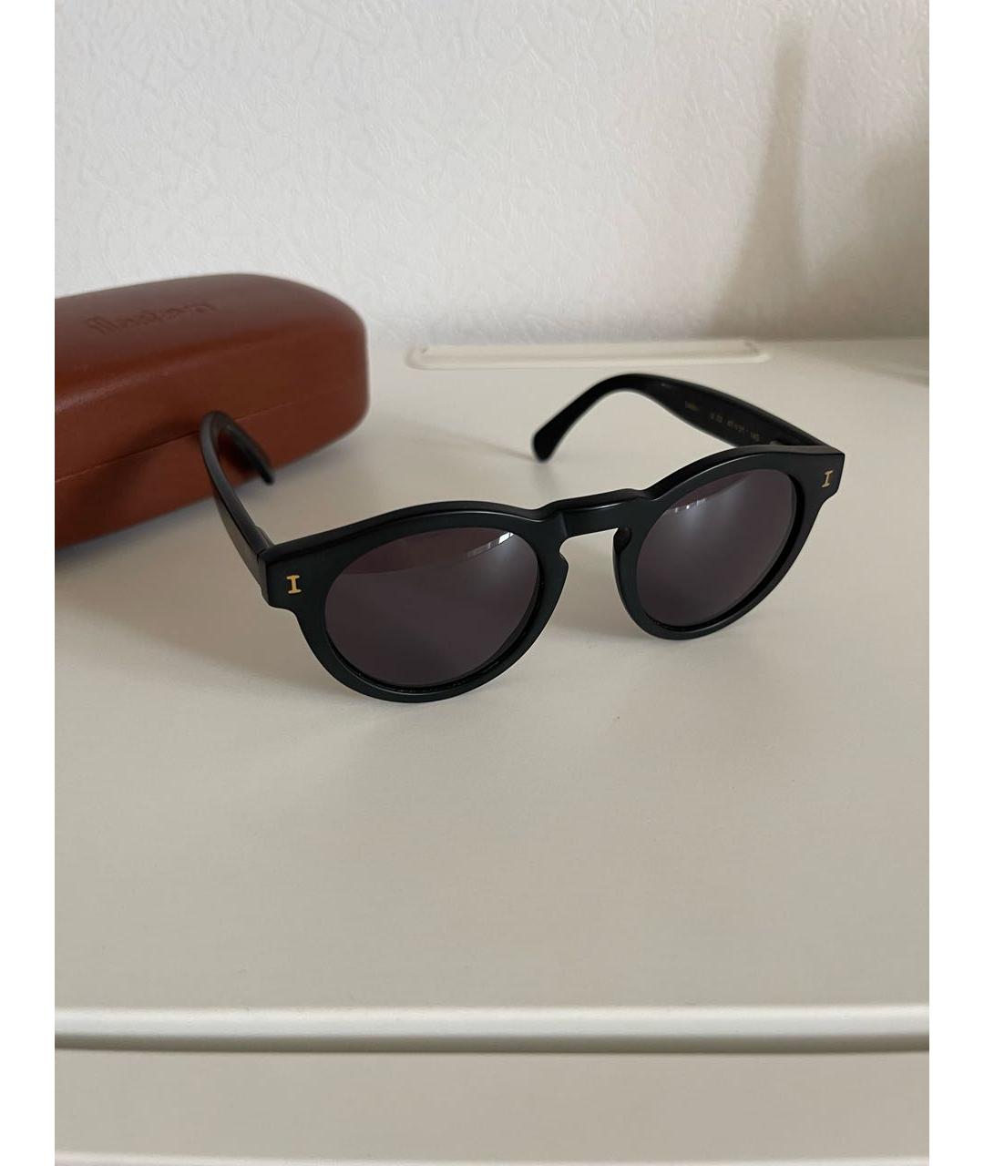 ILLESTEVA Черные пластиковые солнцезащитные очки, фото 3