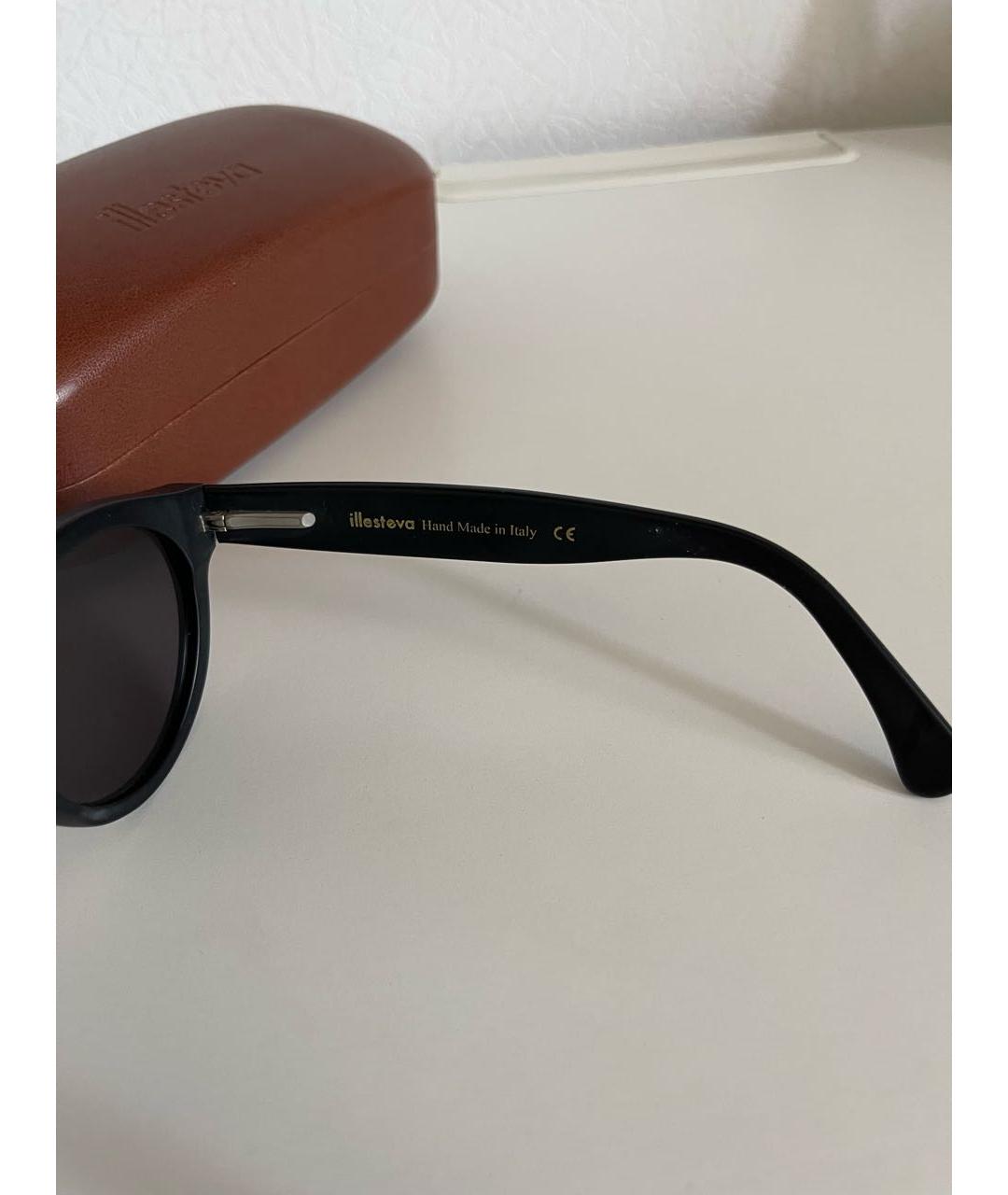 ILLESTEVA Черные пластиковые солнцезащитные очки, фото 6