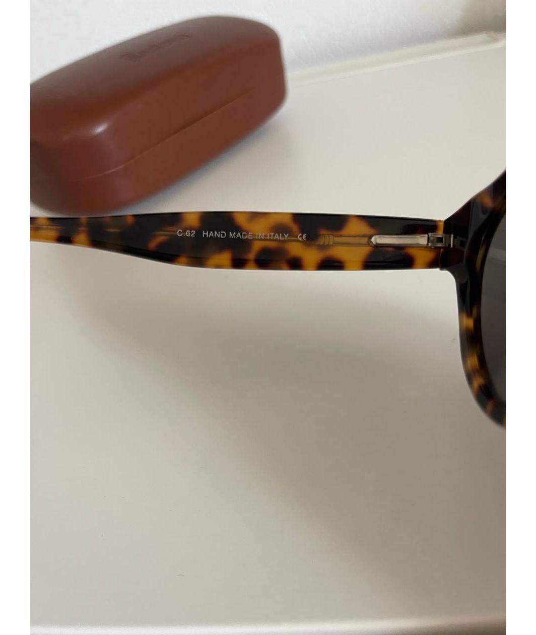 ILLESTEVA Коричневые пластиковые солнцезащитные очки, фото 6