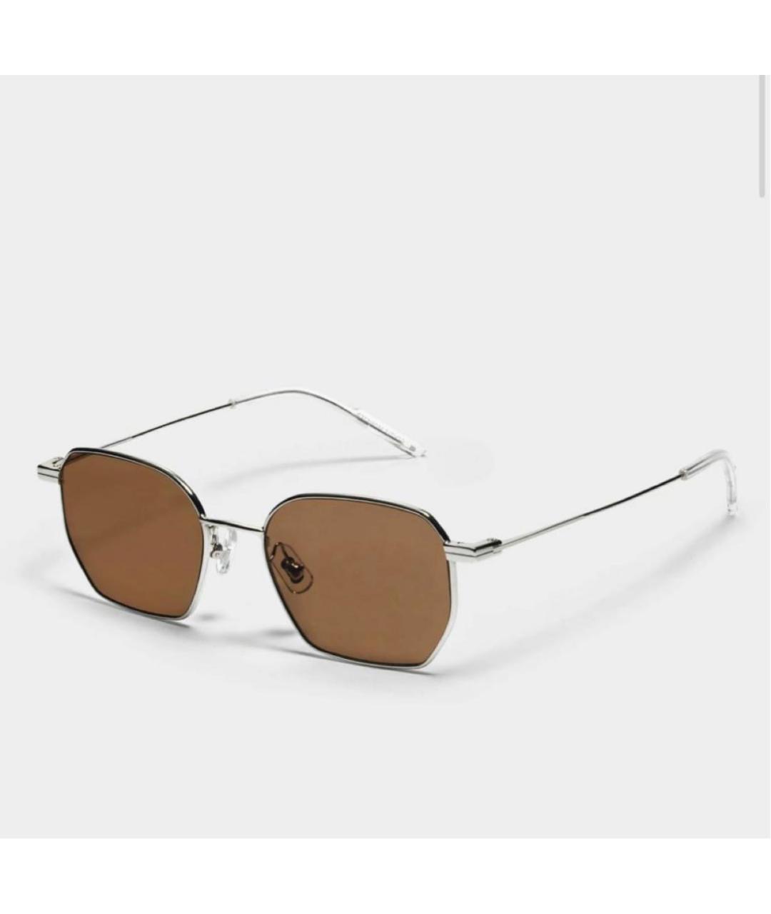 GENTLE MONSTER Коричневые металлические солнцезащитные очки, фото 2