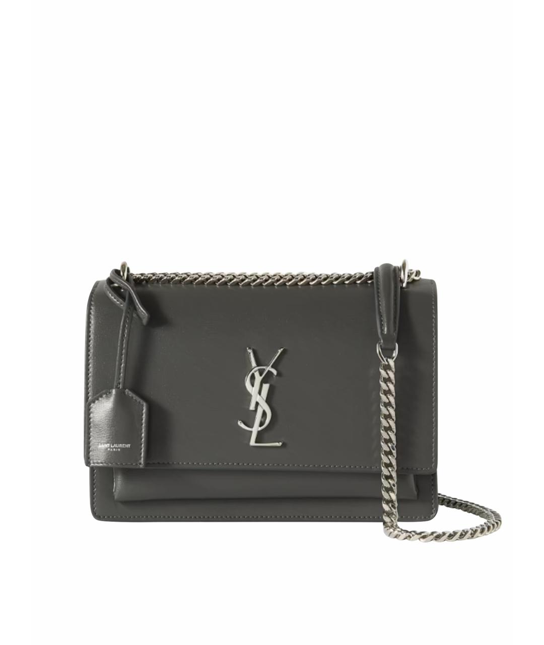 Ysl sunset bag grey hotsell