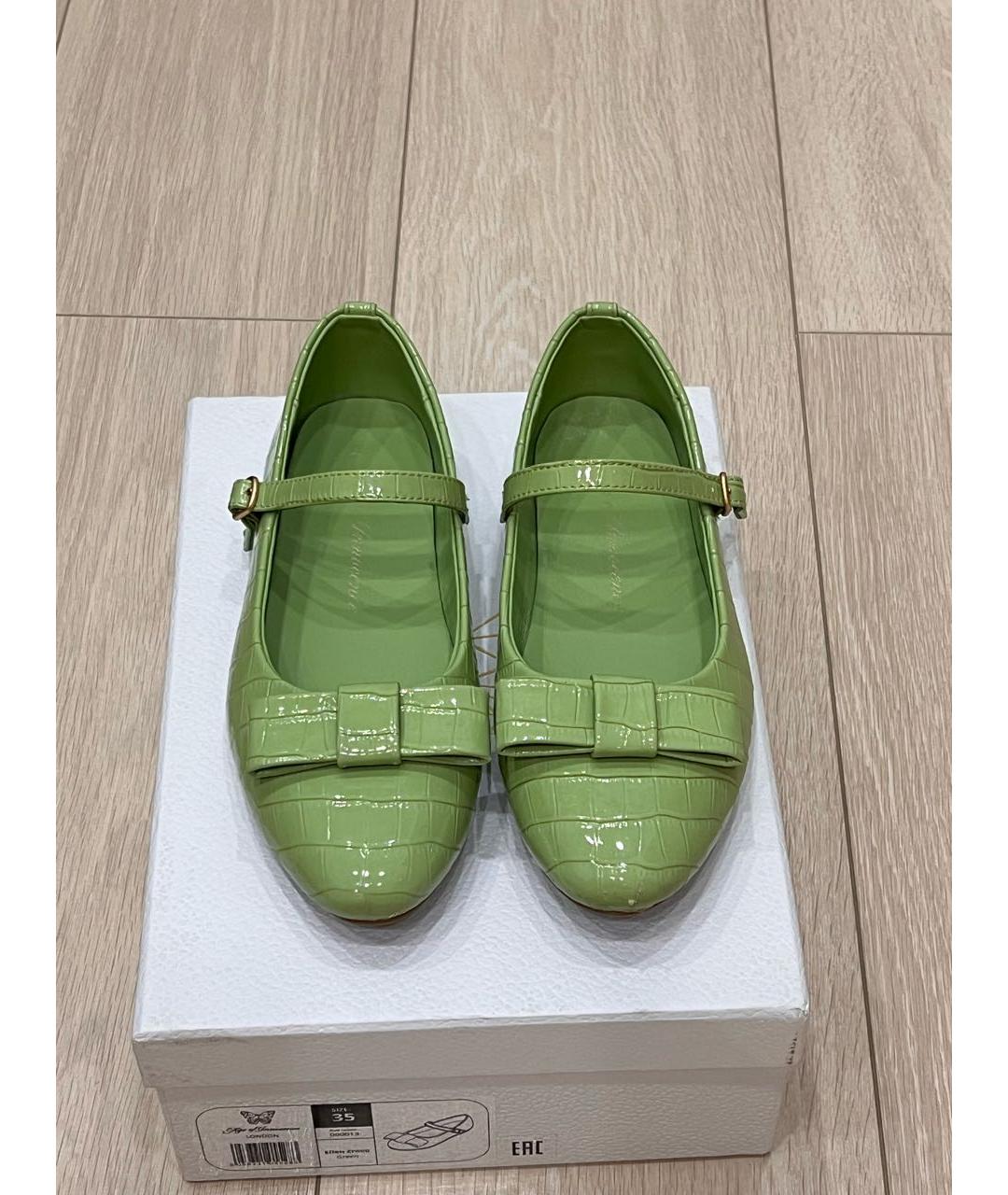 Age Of Innocence Зеленые туфли из искусственной кожи, фото 2