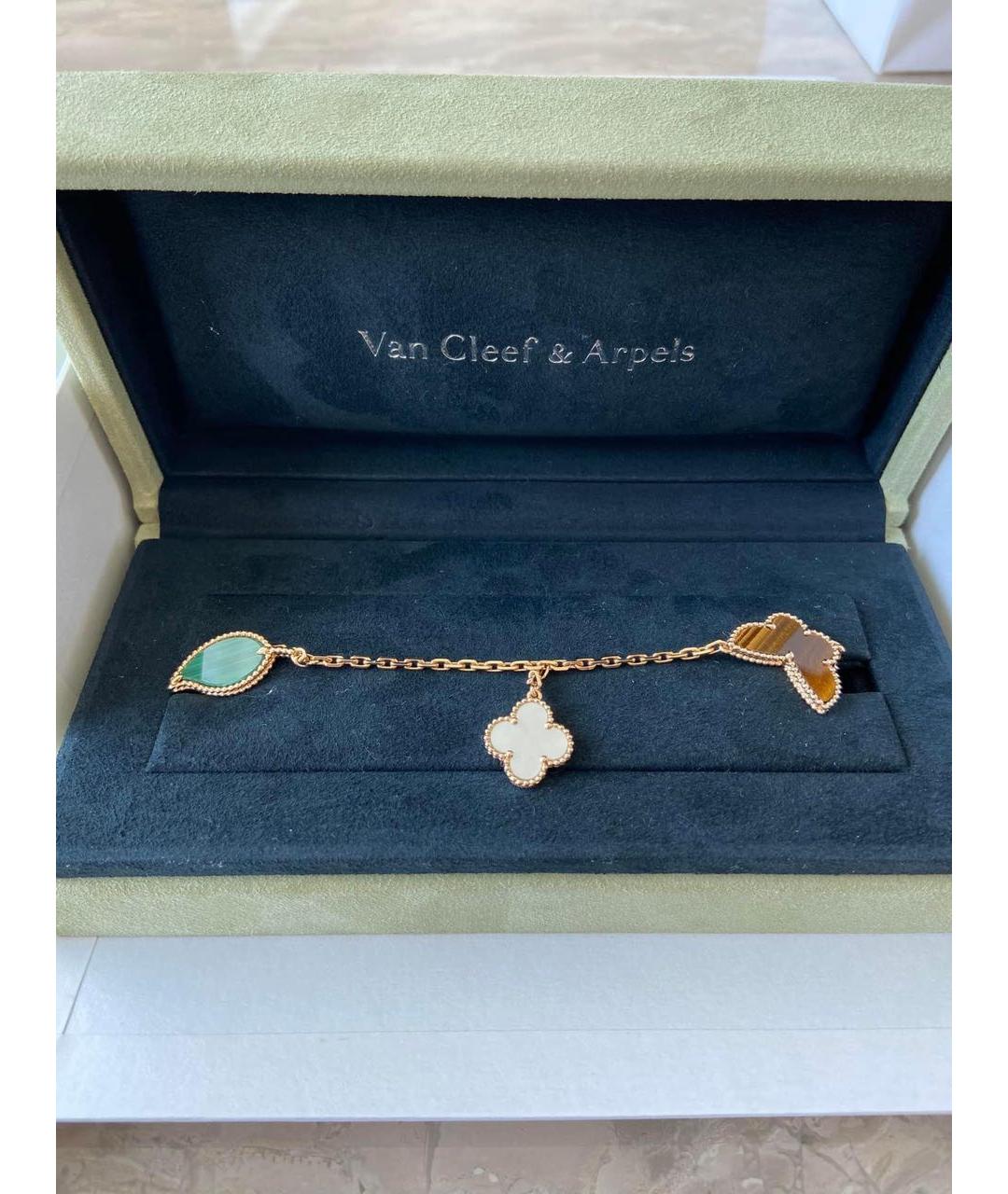 VAN CLEEF & ARPELS Красный браслет из желтого золота, фото 3