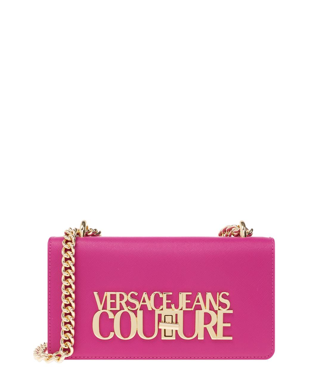 VERSACE JEANS COUTURE Фиолетовая сумка через плечо, фото 1