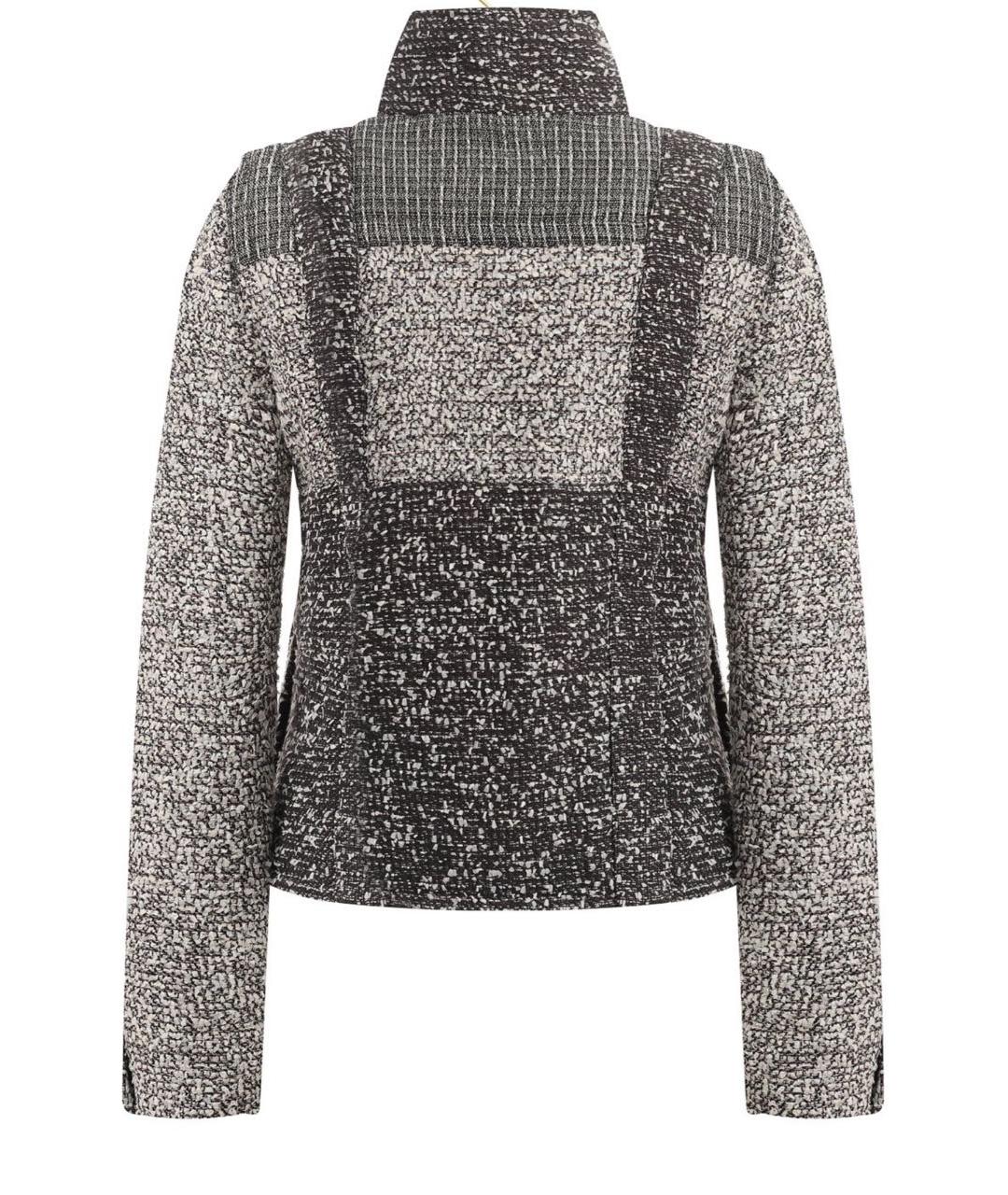 CHANEL Антрацитовые твидовые капри, фото 2