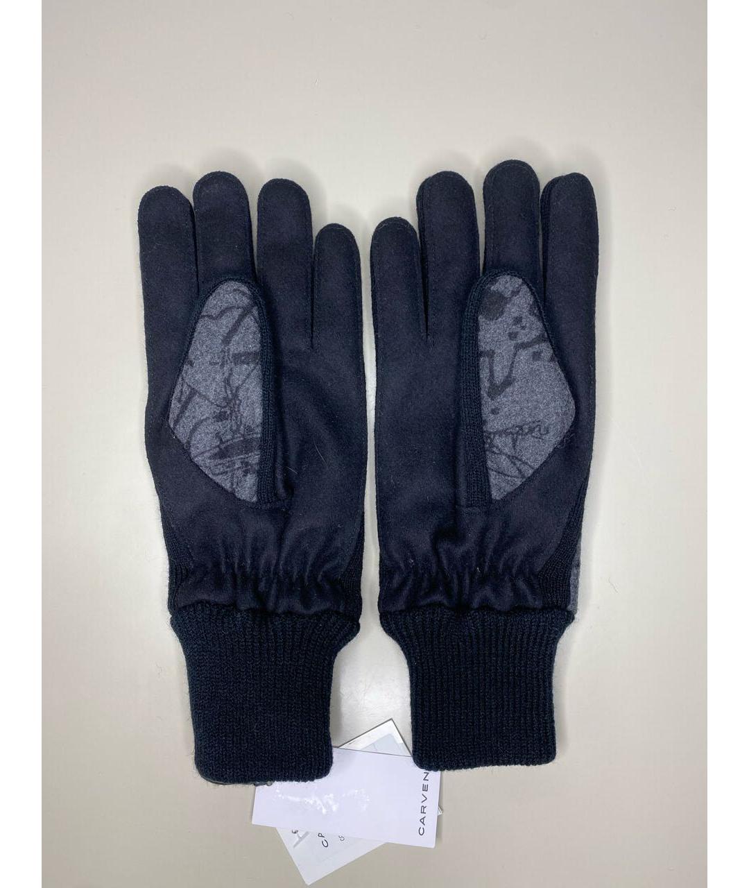 CARVEN Черные перчатки, фото 2
