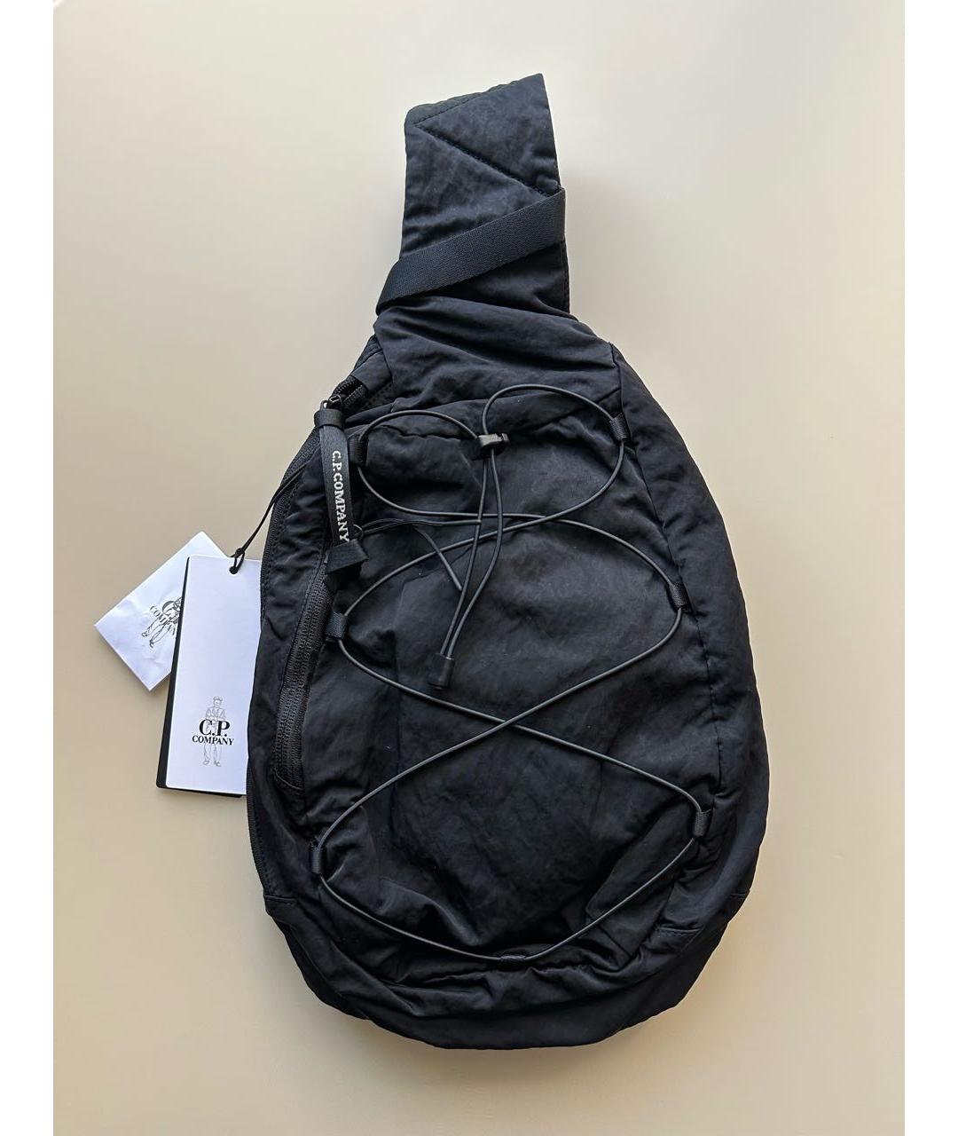 CP COMPANY Черная сумка на плечо, фото 3