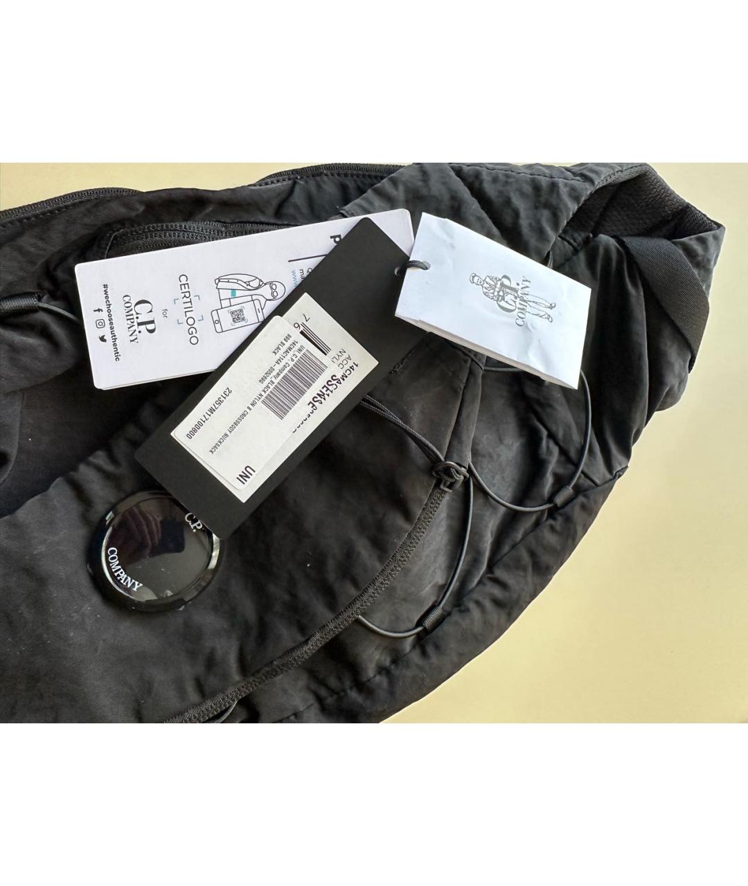 CP COMPANY Черная сумка на плечо, фото 6