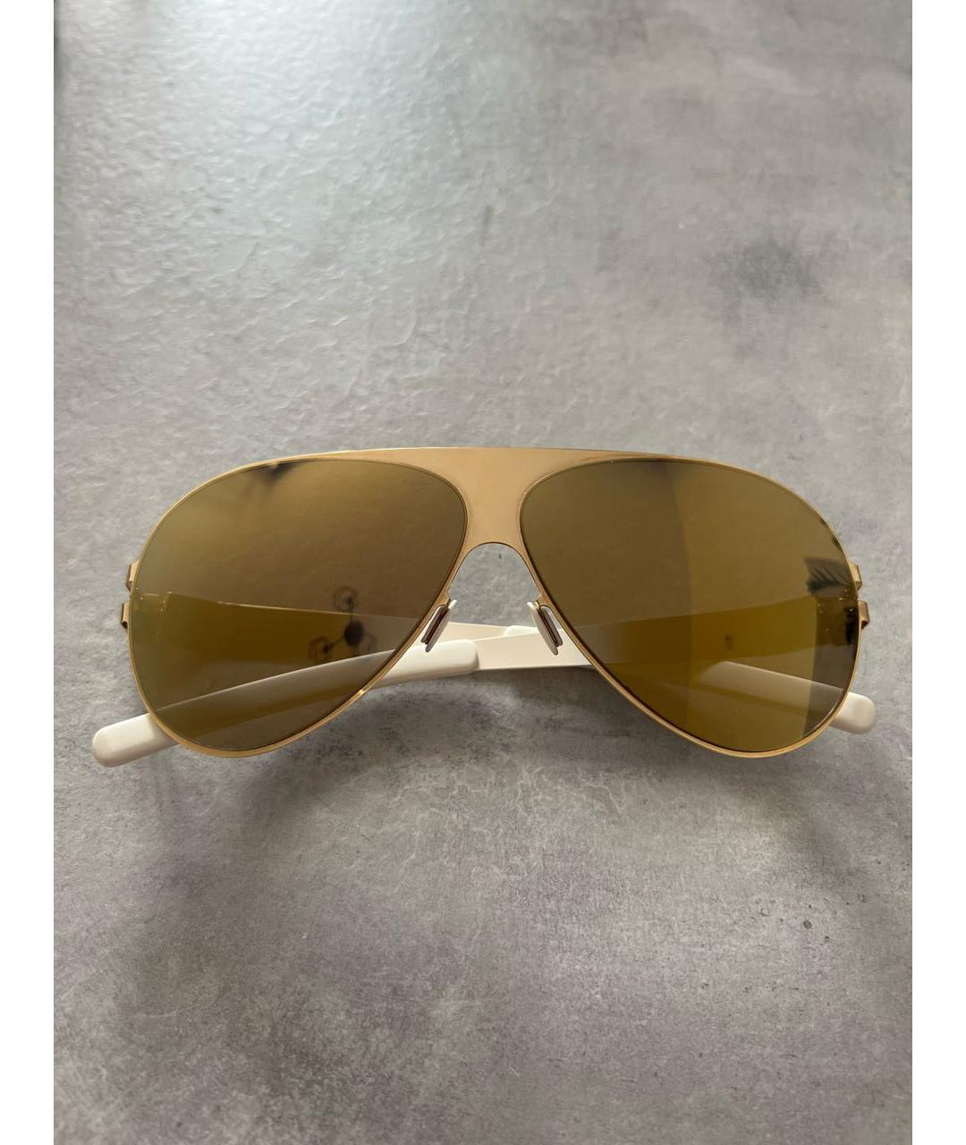 MYKITA Золотые металлические солнцезащитные очки, фото 9