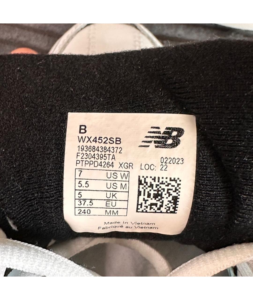 NEW BALANCE Белые кожаные кроссовки, фото 8
