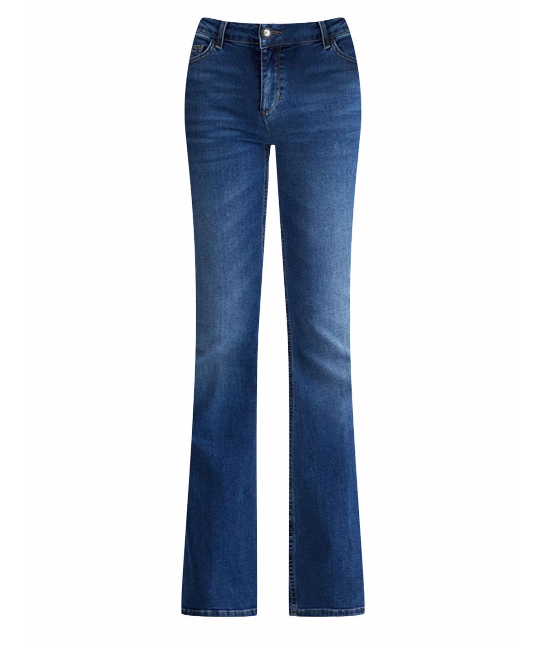 LIU JO Синие хлопковые джинсы клеш, фото 1