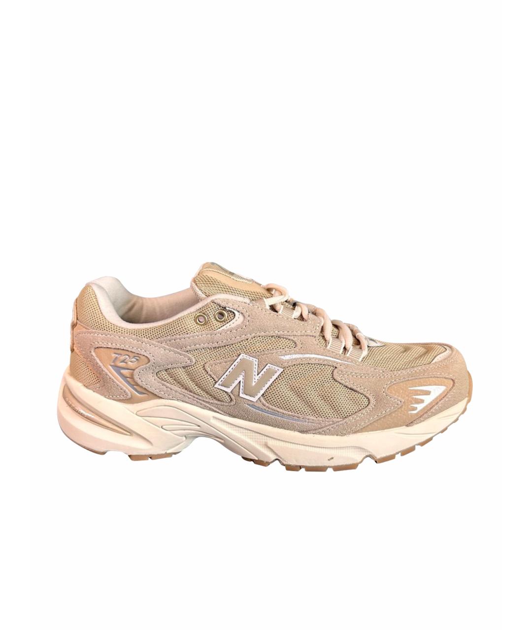 NEW BALANCE Бежевые текстильные кроссовки, фото 1