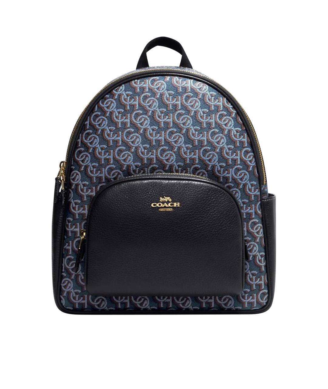 COACH Синий кожаный рюкзак, фото 1