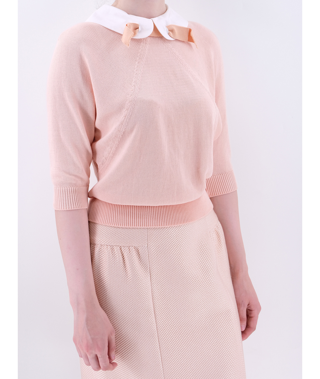 MOSCHINO Розовый хлопковый джемпер / свитер, фото 2