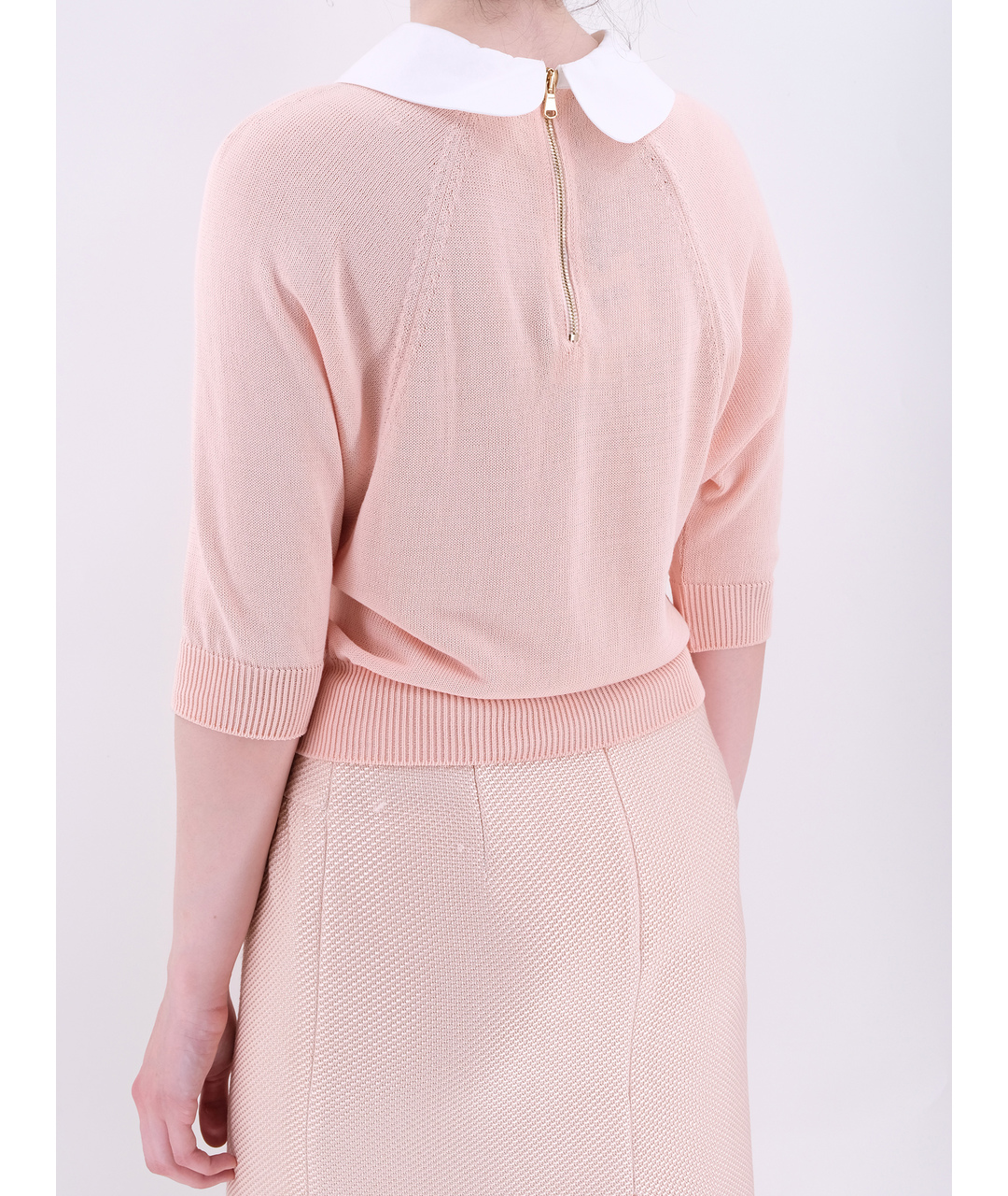 MOSCHINO Розовый хлопковый джемпер / свитер, фото 3