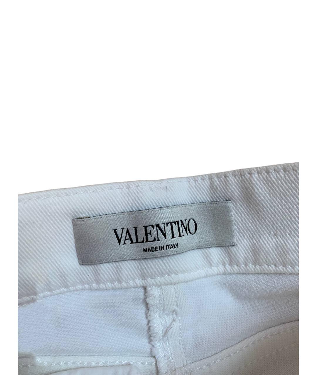 VALENTINO Белые прямые джинсы, фото 2