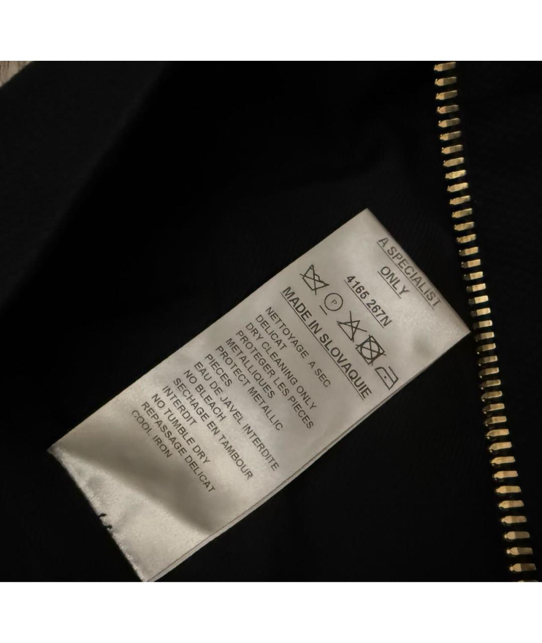 BALMAIN Черная хлопковая юбка мини, фото 4