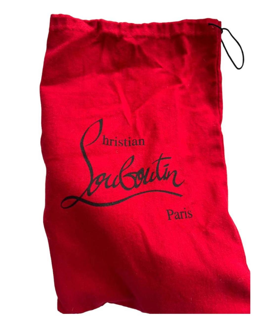 CHRISTIAN LOUBOUTIN Бежевые кожаные туфли, фото 7