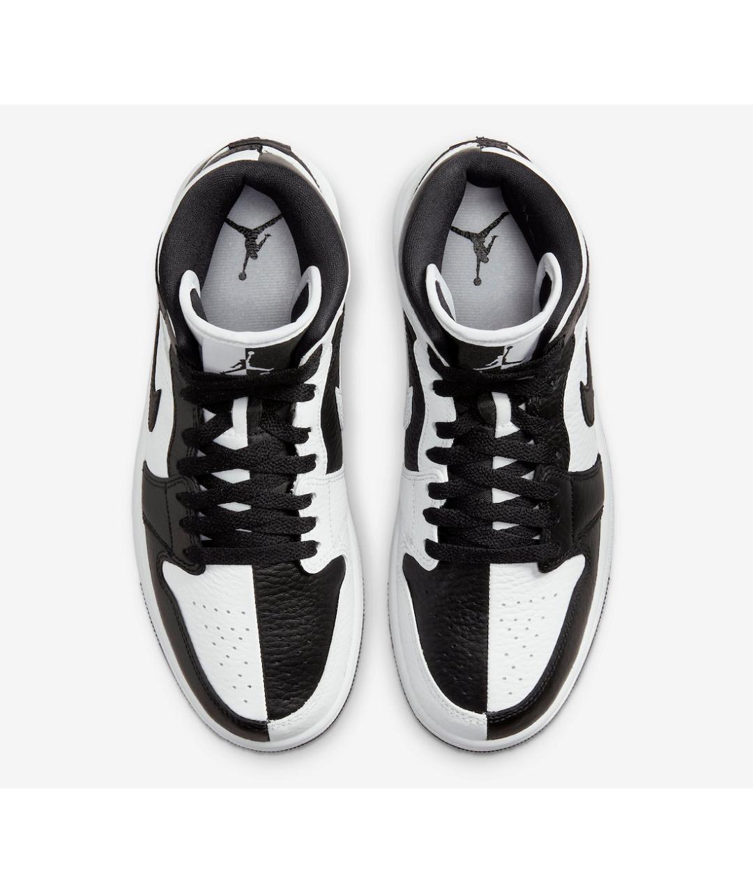 JORDAN Черные кожаные кроссовки, фото 4