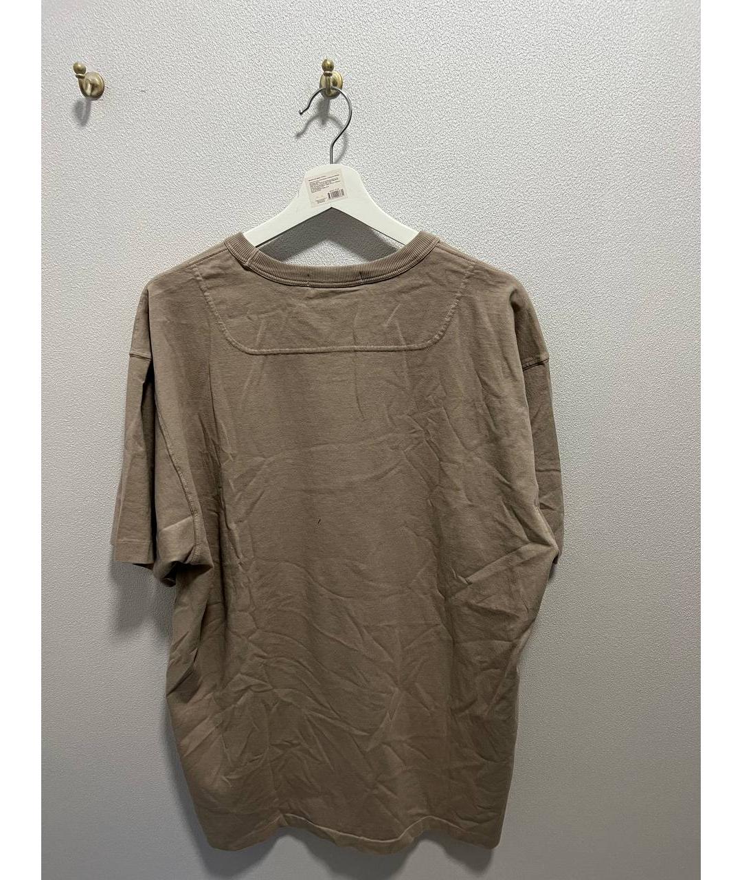 STONE ISLAND Бежевая футболка, фото 7