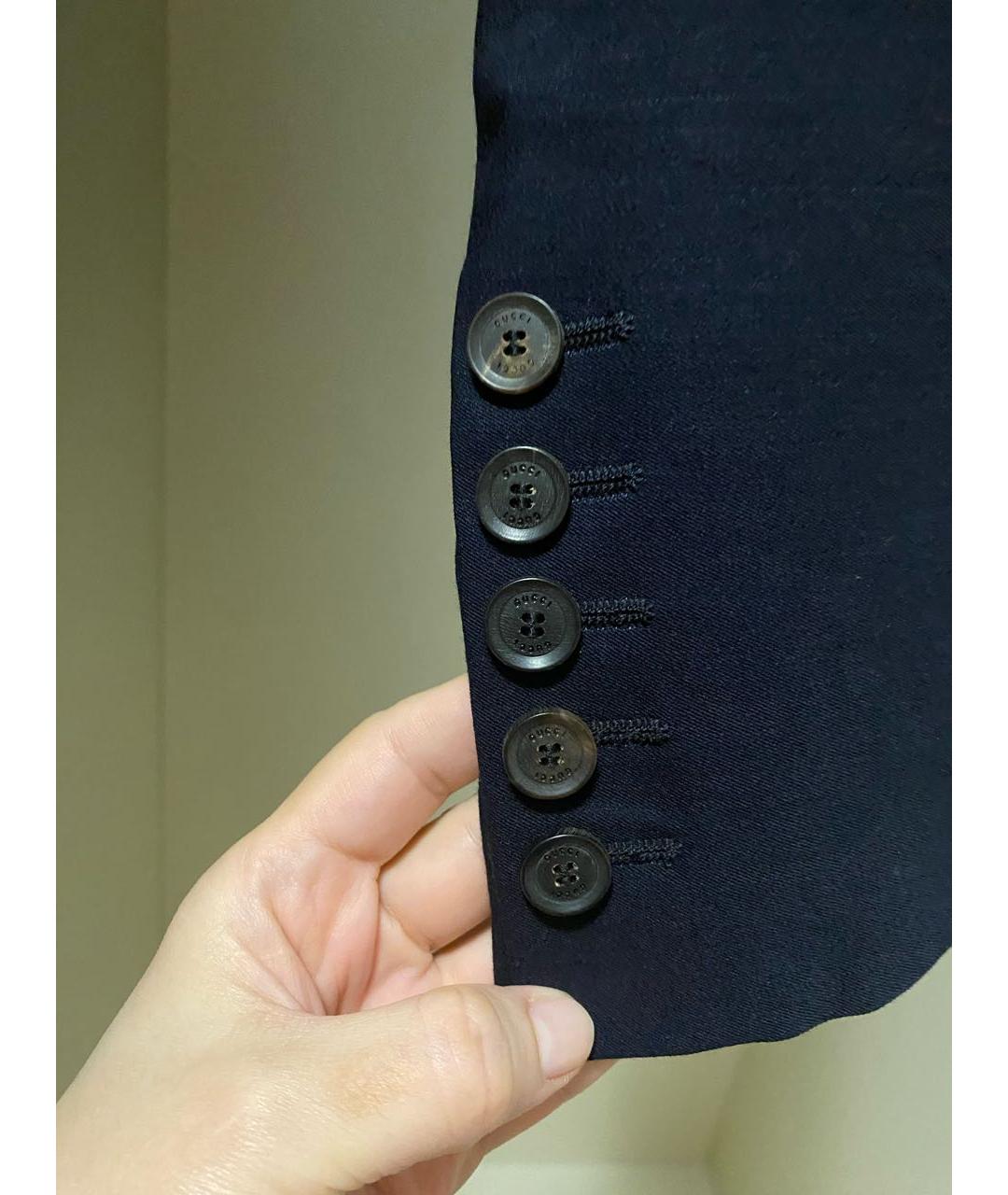 GUCCI Темно-синий костюм с брюками, фото 8
