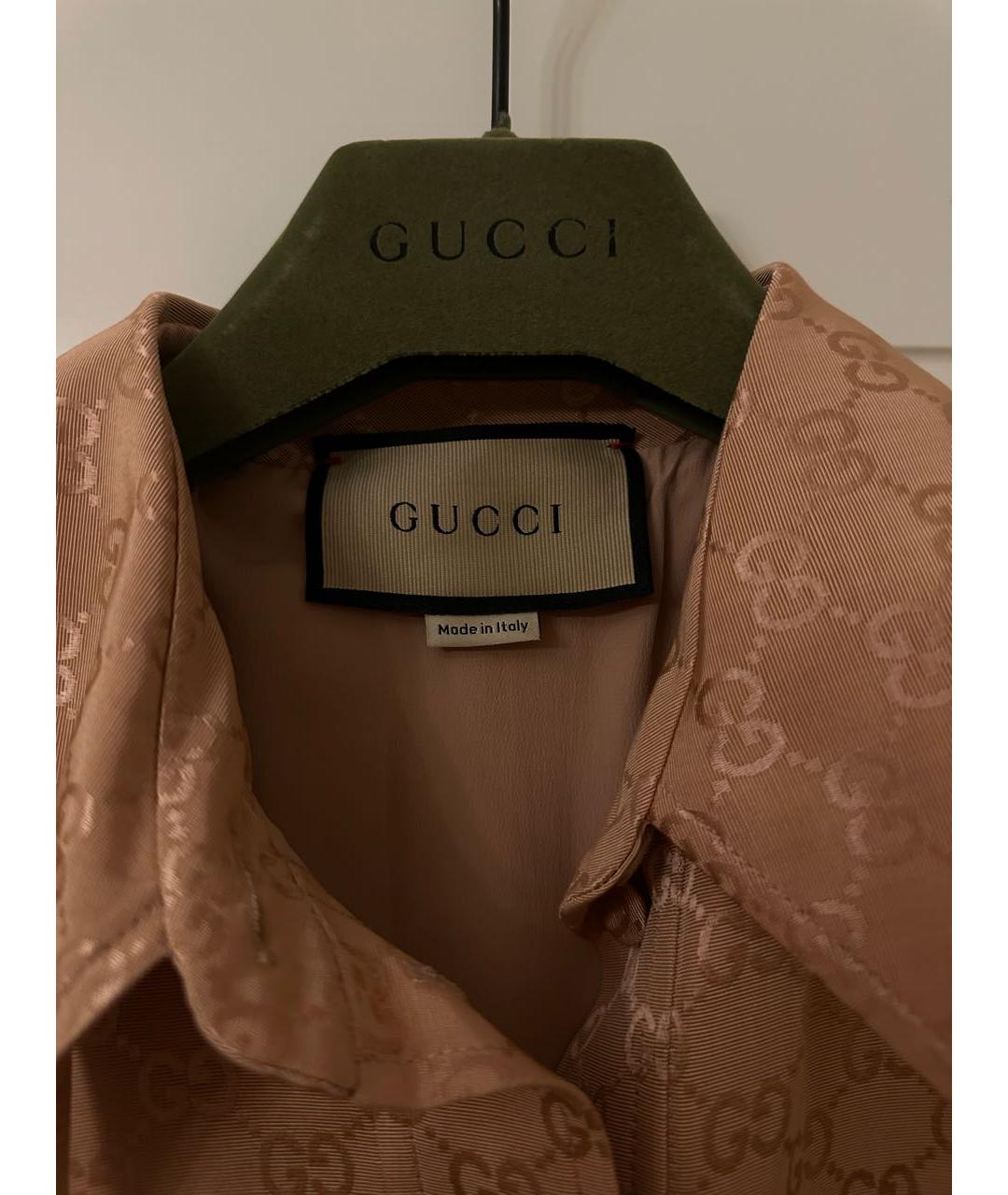 GUCCI Розовый хлопковый комбинезон, фото 3