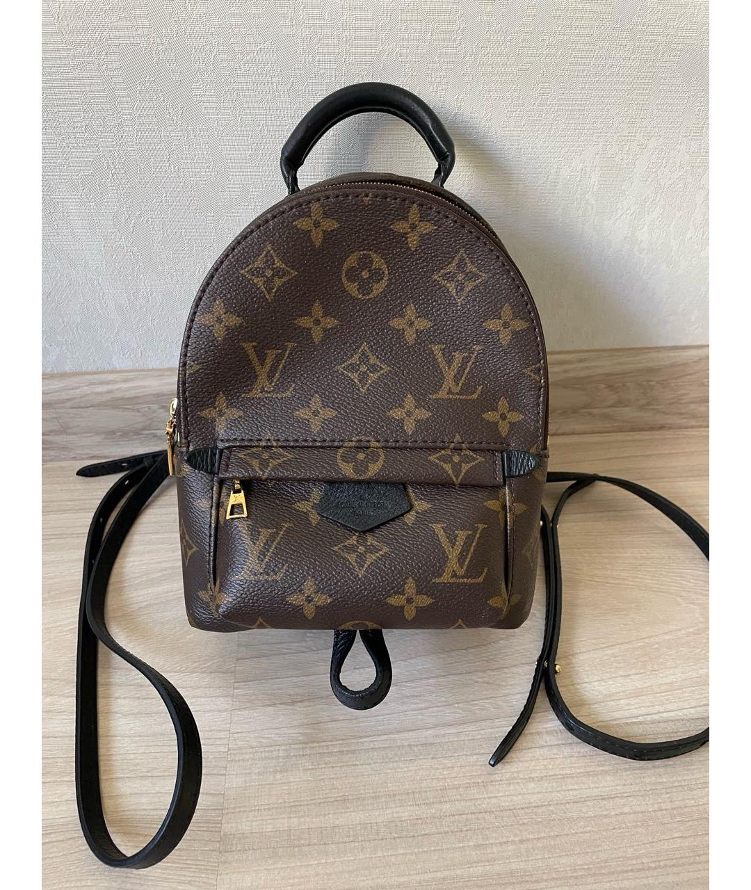 LOUIS VUITTON Коричневый рюкзак, фото 9