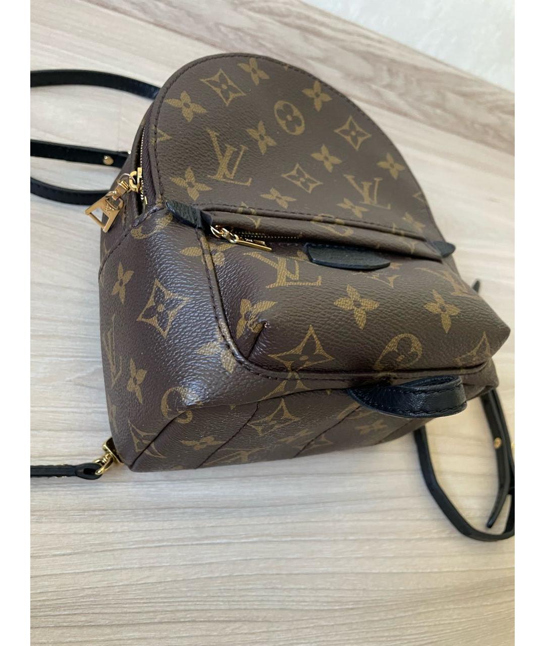 LOUIS VUITTON Коричневый рюкзак, фото 4