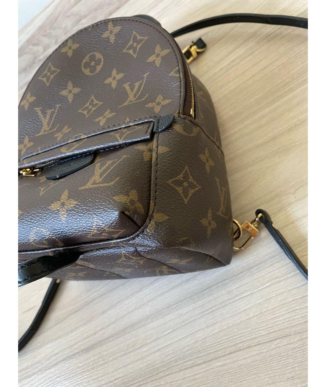 LOUIS VUITTON Коричневый рюкзак, фото 3