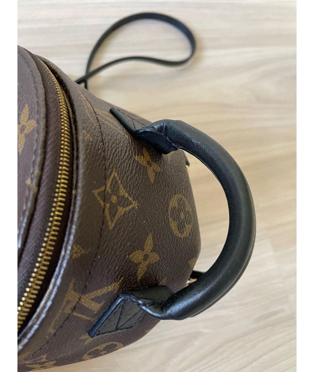 LOUIS VUITTON Коричневый рюкзак, фото 7