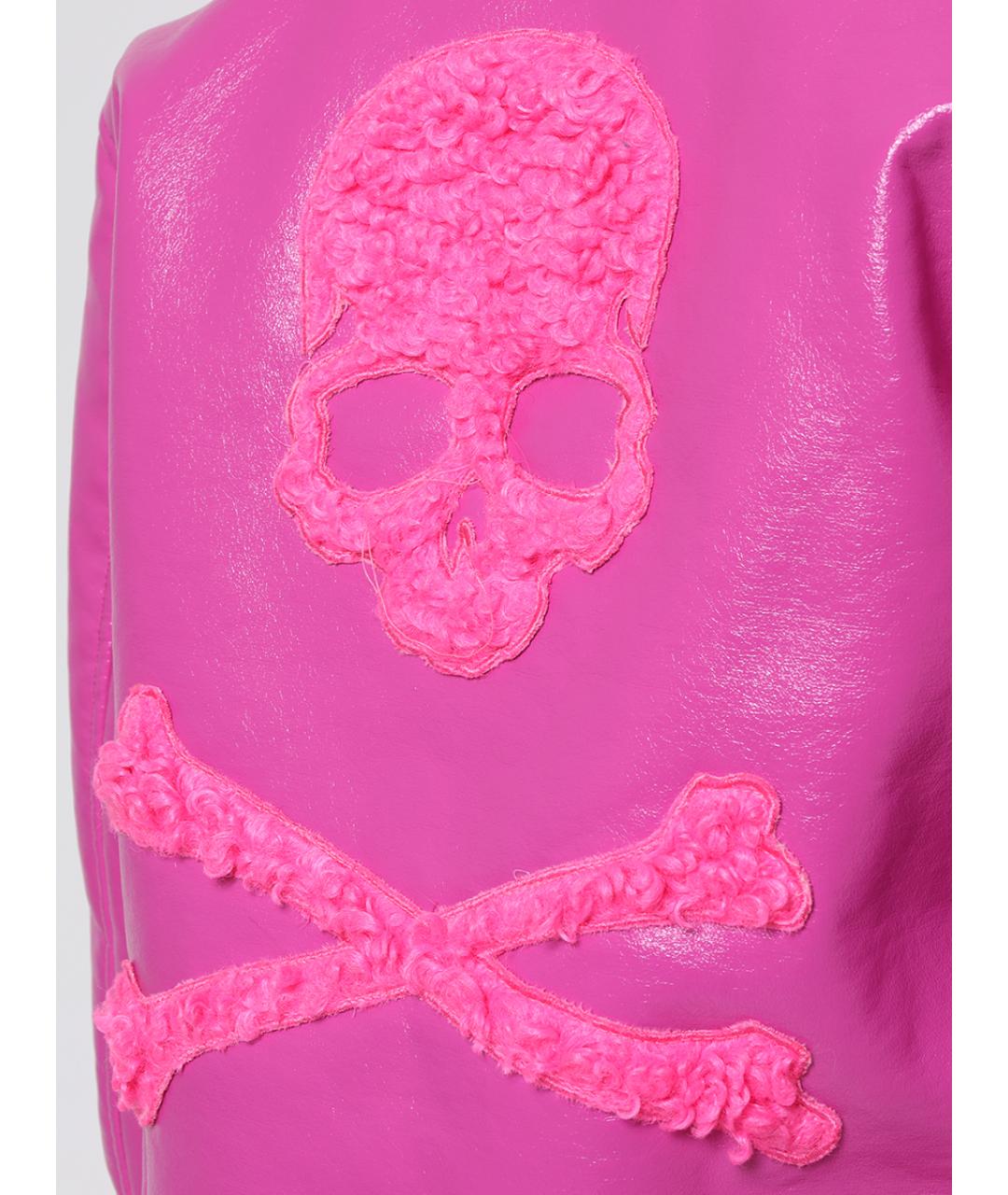 PHILIPP PLEIN Розовая дубленка, фото 5