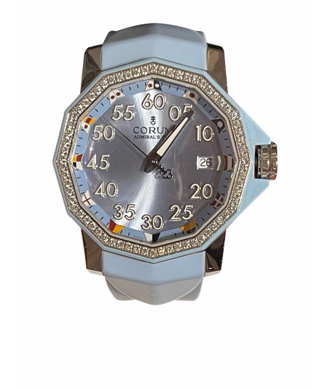 Corum Голубые стеклянные часы, фото 1
