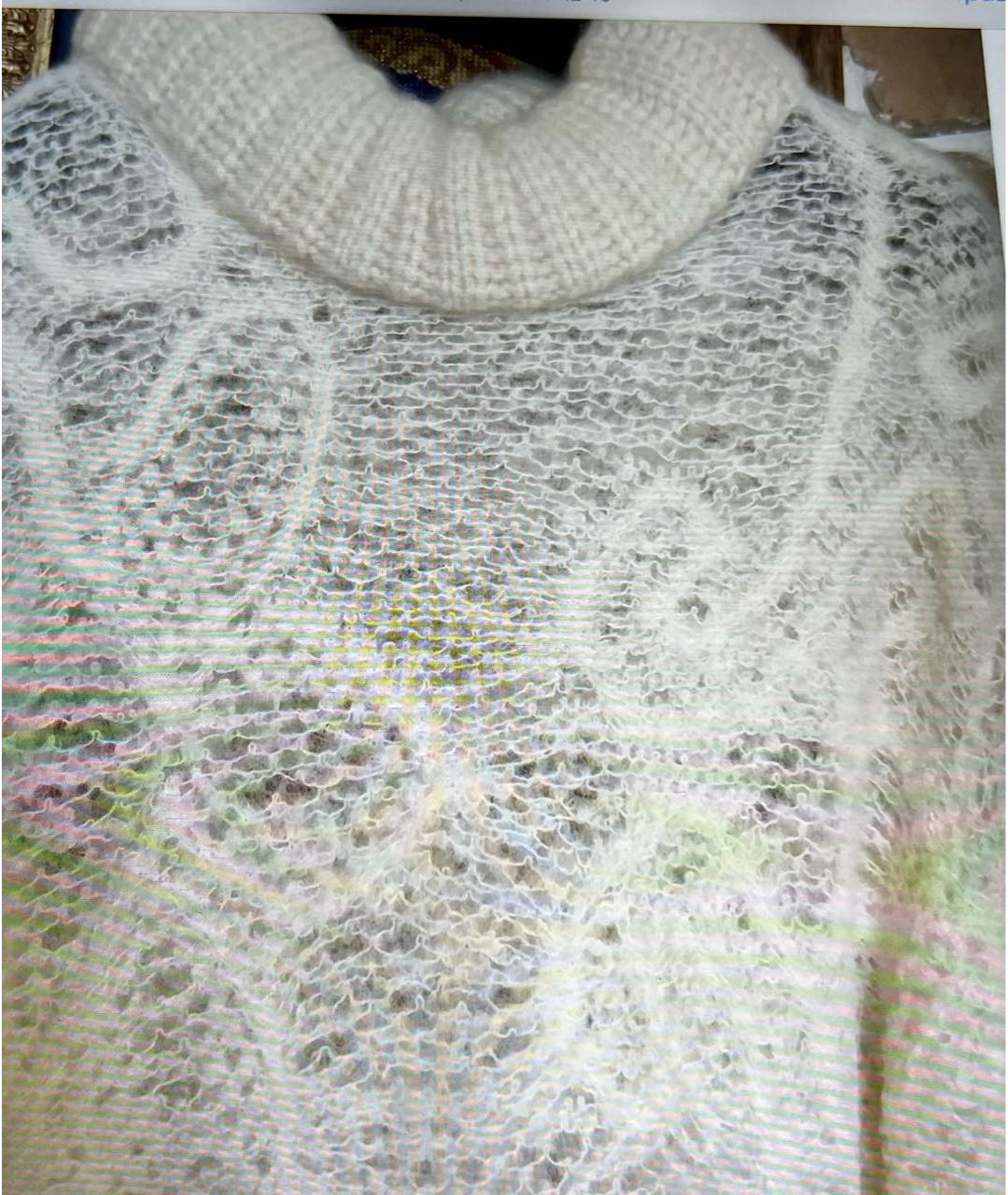 CHANEL PRE-OWNED Белый джемпер / свитер, фото 2