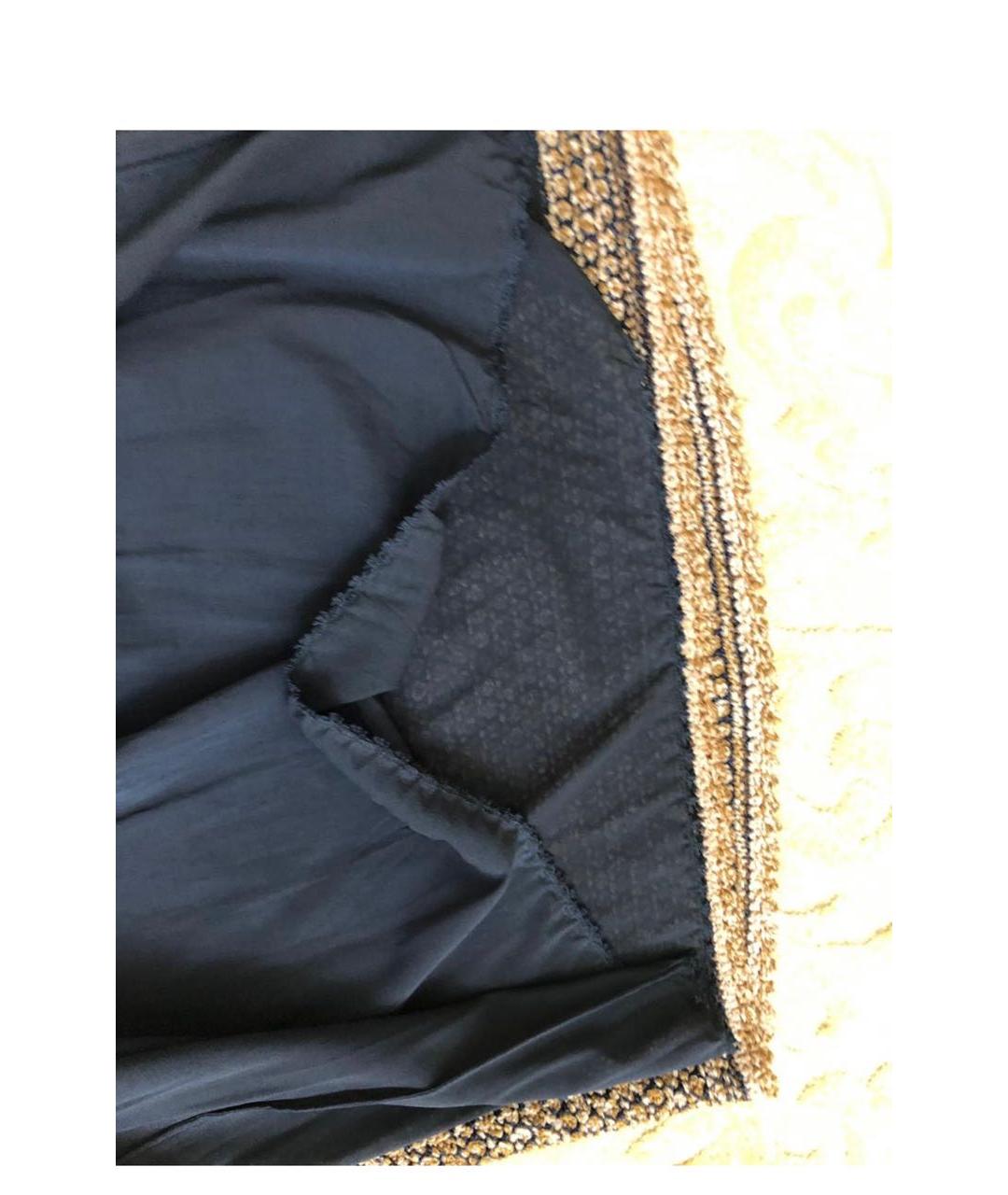 CHANEL Коричневая вискозная юбка мини, фото 6