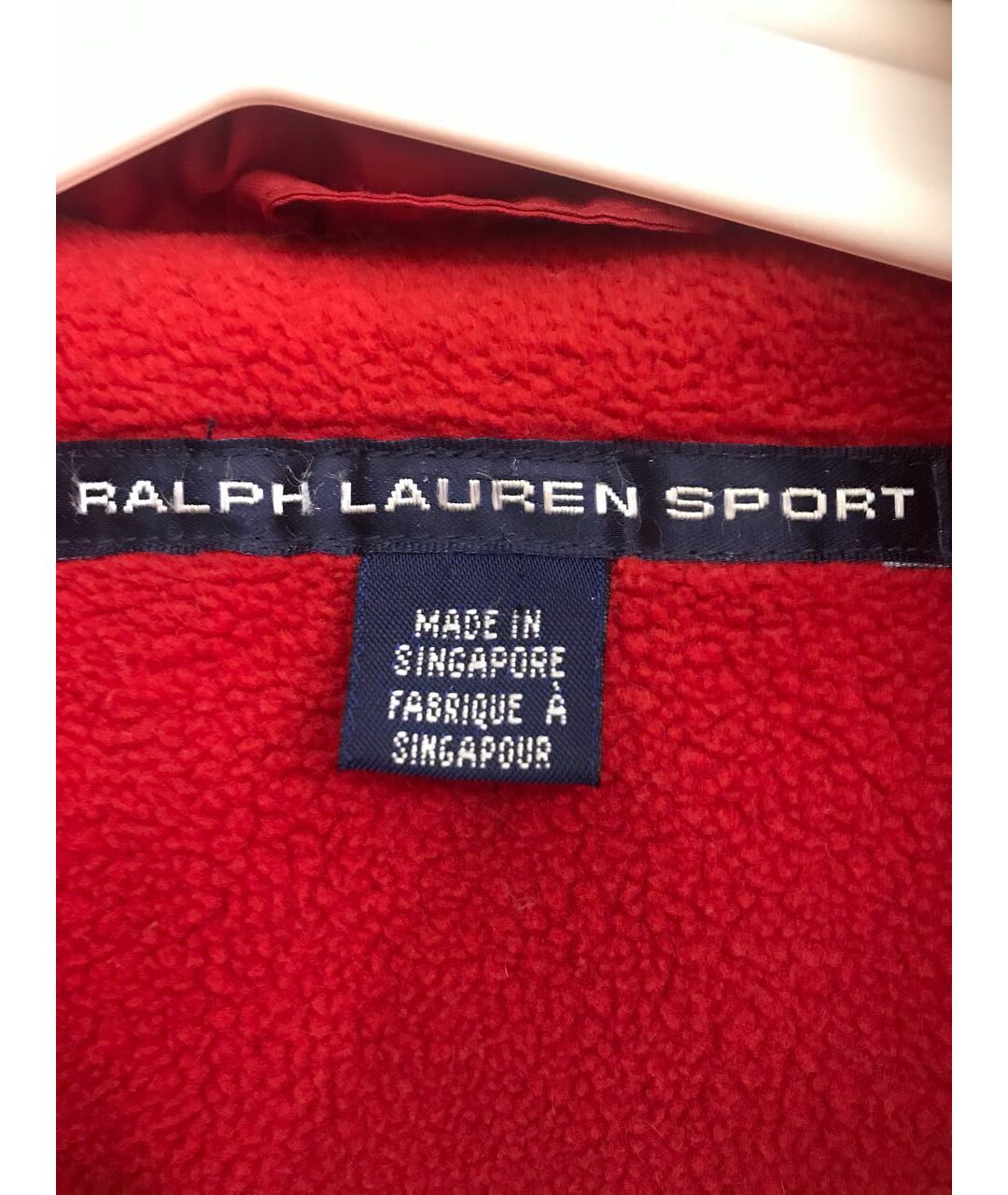 RALPH LAUREN Красный полиэстеровый пуховик, фото 4