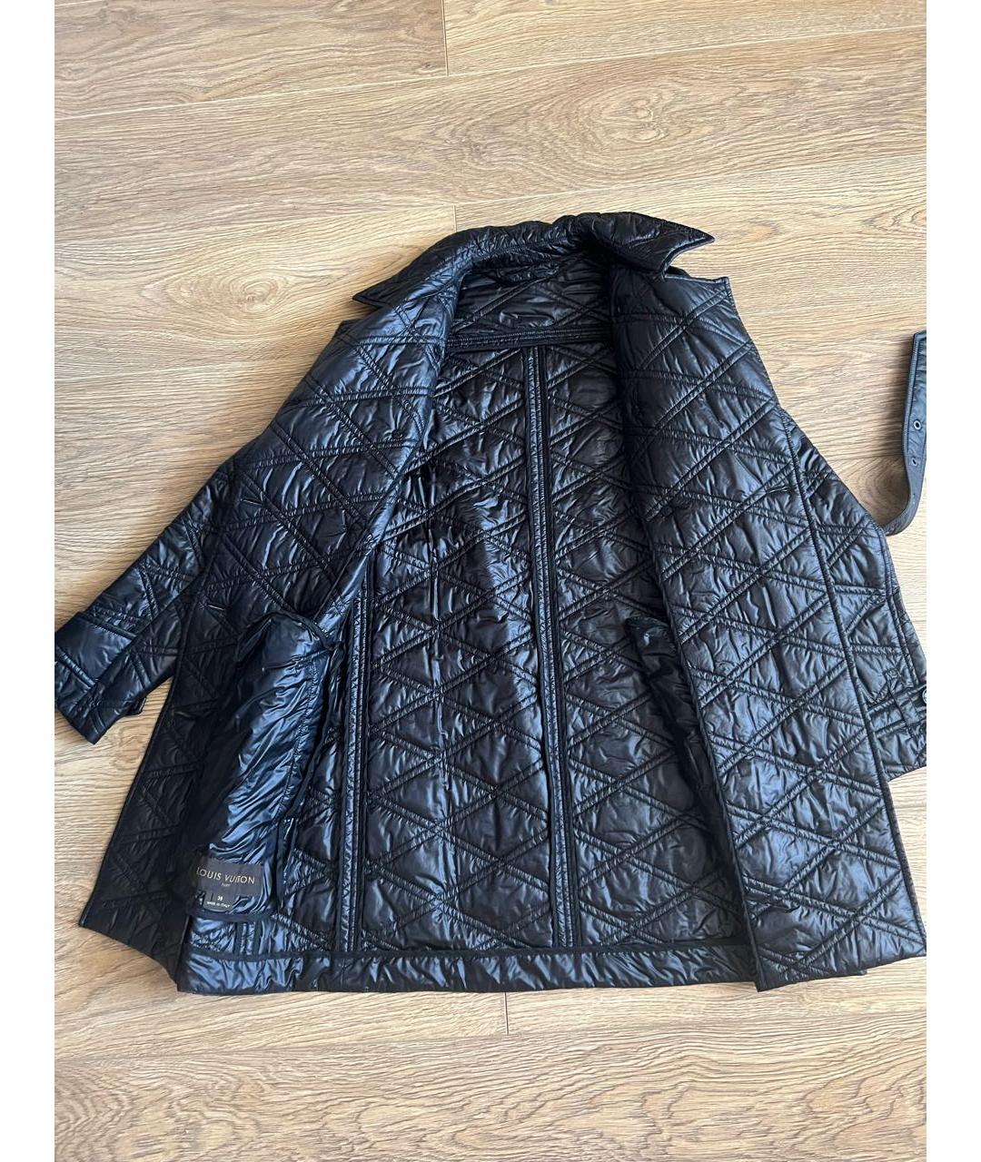 LOUIS VUITTON Черная полиамидовая куртка, фото 4