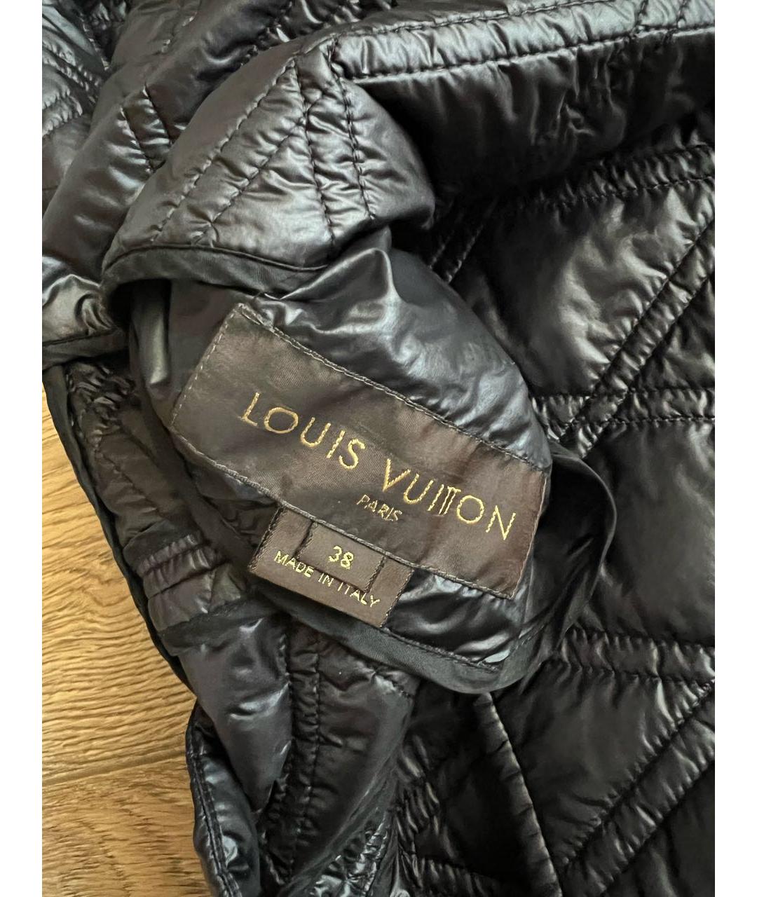 LOUIS VUITTON Черная полиамидовая куртка, фото 3