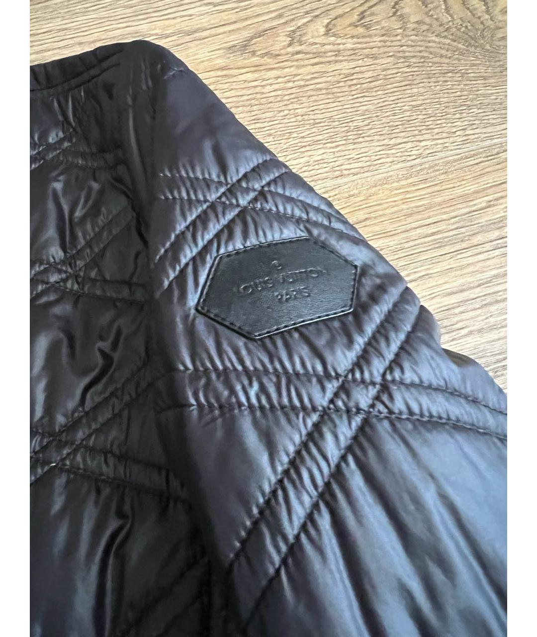 LOUIS VUITTON Черная полиамидовая куртка, фото 8